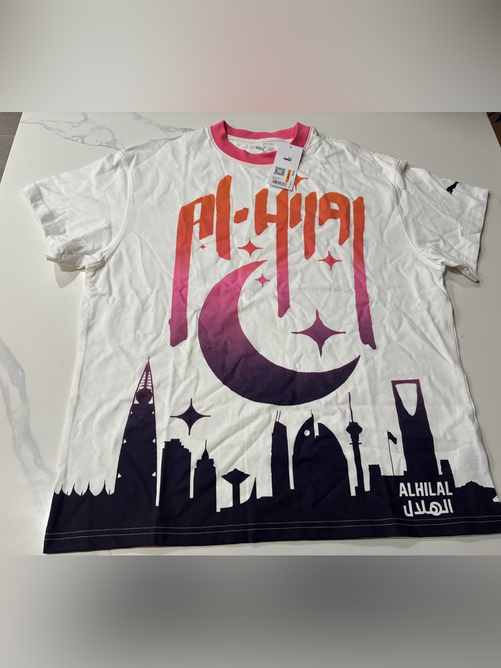 Al Hilal Puma CWC Hoops Inspired Men’s Shirt (Small) Retaila For $35